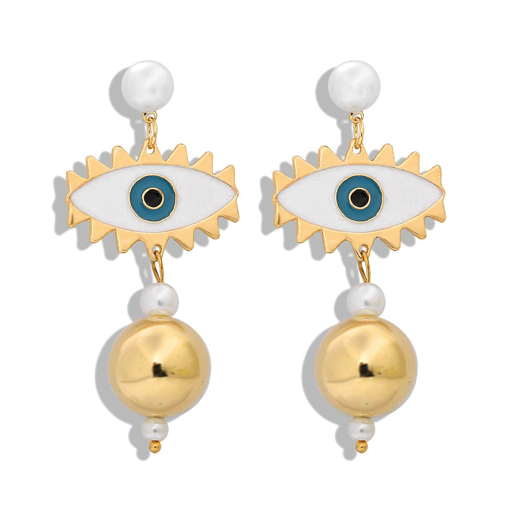 Korean New Alloy Eye Earring Fashion Earring Accessories display picture 10