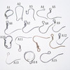 Manufacturers supply a variety of Korean version of stainless steel French buckle hook DIY jewelry single hook manual accessories to protect color