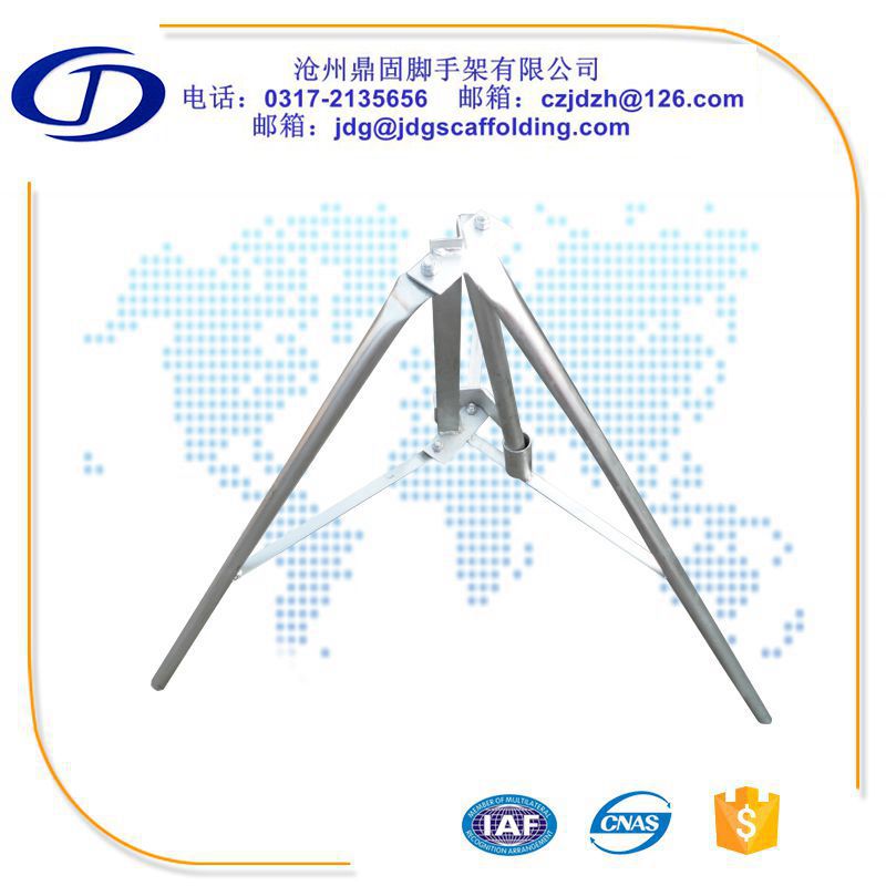 建筑用可调钢支撑三脚架48-60mm量大优惠