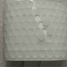 厂家供应透明1MM 2MM 硅胶垫 单面3M胶自粘透明硅胶脚垫