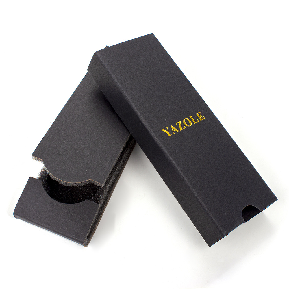 Yazole Black Long Watch Folding Box Aliexpress Foreign Trade With Box Watch Packaging Gift Box