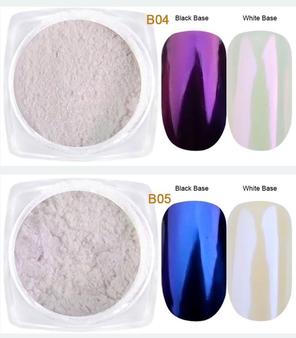 Solid Color Pattern Fashion Solid Color Shell Powder Nail Decoration Accessories 1 Piece