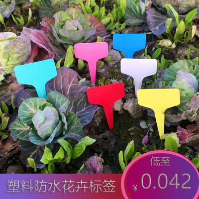 100张植物标签防水耐用经济型花卉牌盆栽插牌记号牌供速卖通|ms