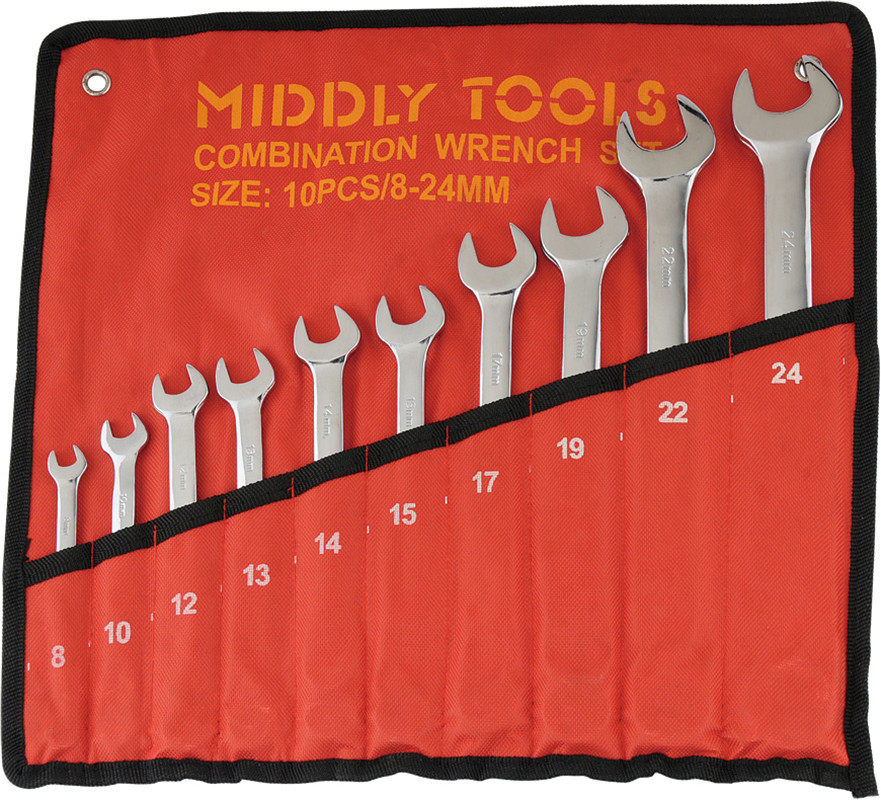 厂家生产 MIDDLY两用扳手  梅开扳手 10件套两用扳