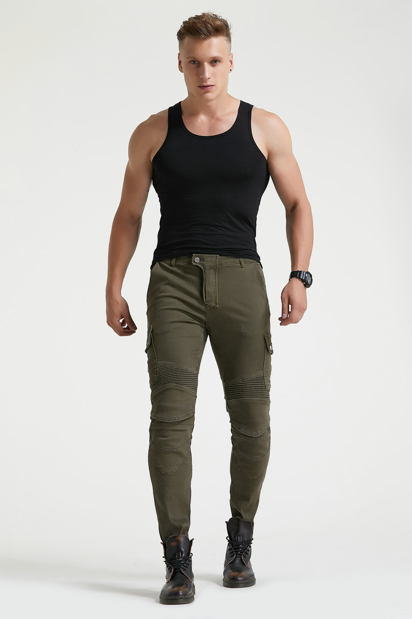 Fábrica al por mayor de la motocicleta pantalones de montar los pantalones vaqueros de los hombres y las mujeres de la motocicleta anti-caída Kevlar resistente al desgaste pantalones de montar de carreras