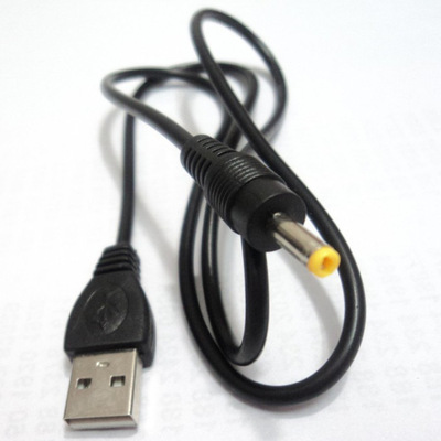 PSP电源线游戏机DVD影碟机学习机平板圆孔USB数据线DC 4.0mm|ms