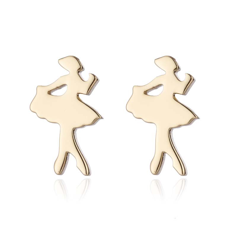 Fashion Human Stainless Steel Jewelry Set 2 Pieces