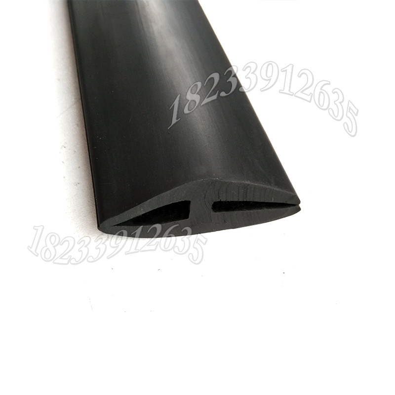 二口玻璃密封条H型卡钣金玻璃橡胶密封条视窗橡胶固定条