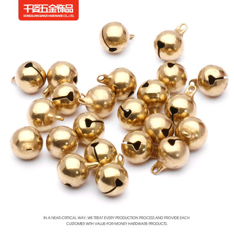 厂家供应一字铃铛金属开口铜铃宠物铃饰品配件小铃铛多规格可定制|ru