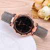 Starry sky, swiss watch, fashionable belt, quartz watches, simple and elegant design, Korean style, wholesale