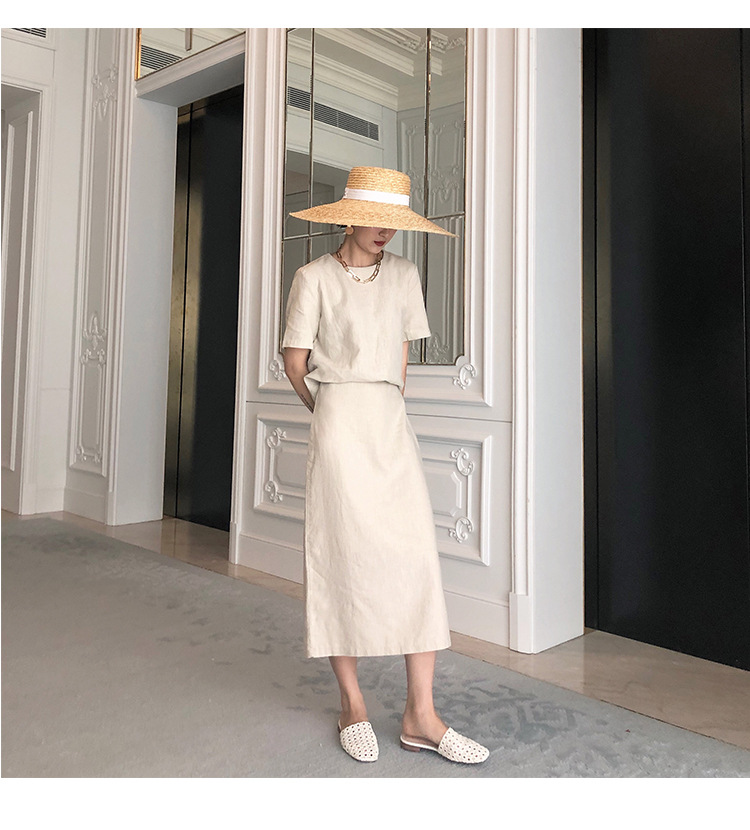 Costume femme HUI HUI en Coton et lin - Ref 3333898 Image 15