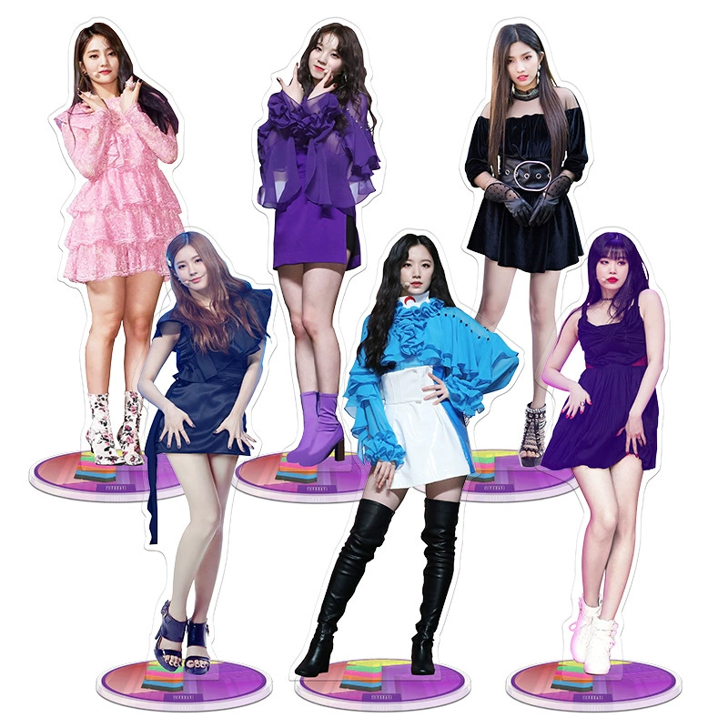 (G)I-DLE Zhao Meiyan, Song Yuqi, периферийная акриловая подставка для к-поп звезды, трехмерная лазерная резьба и покраска