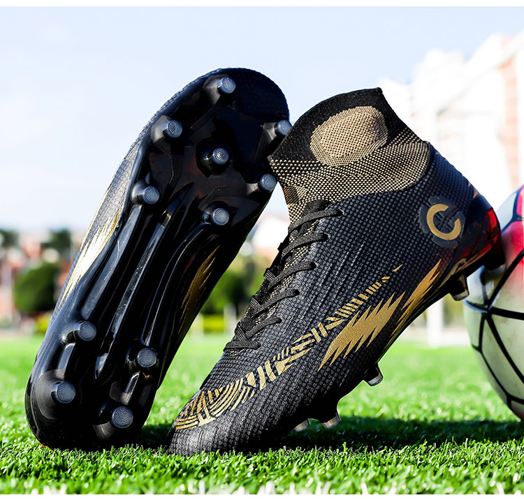 Zapatillas de entrenamiento de fútbol para jóvenes y estudiantes de la élite del Pato Mandarín, zapatillas de clavos largos para hombre, zapatillas deportivas_voghion.com