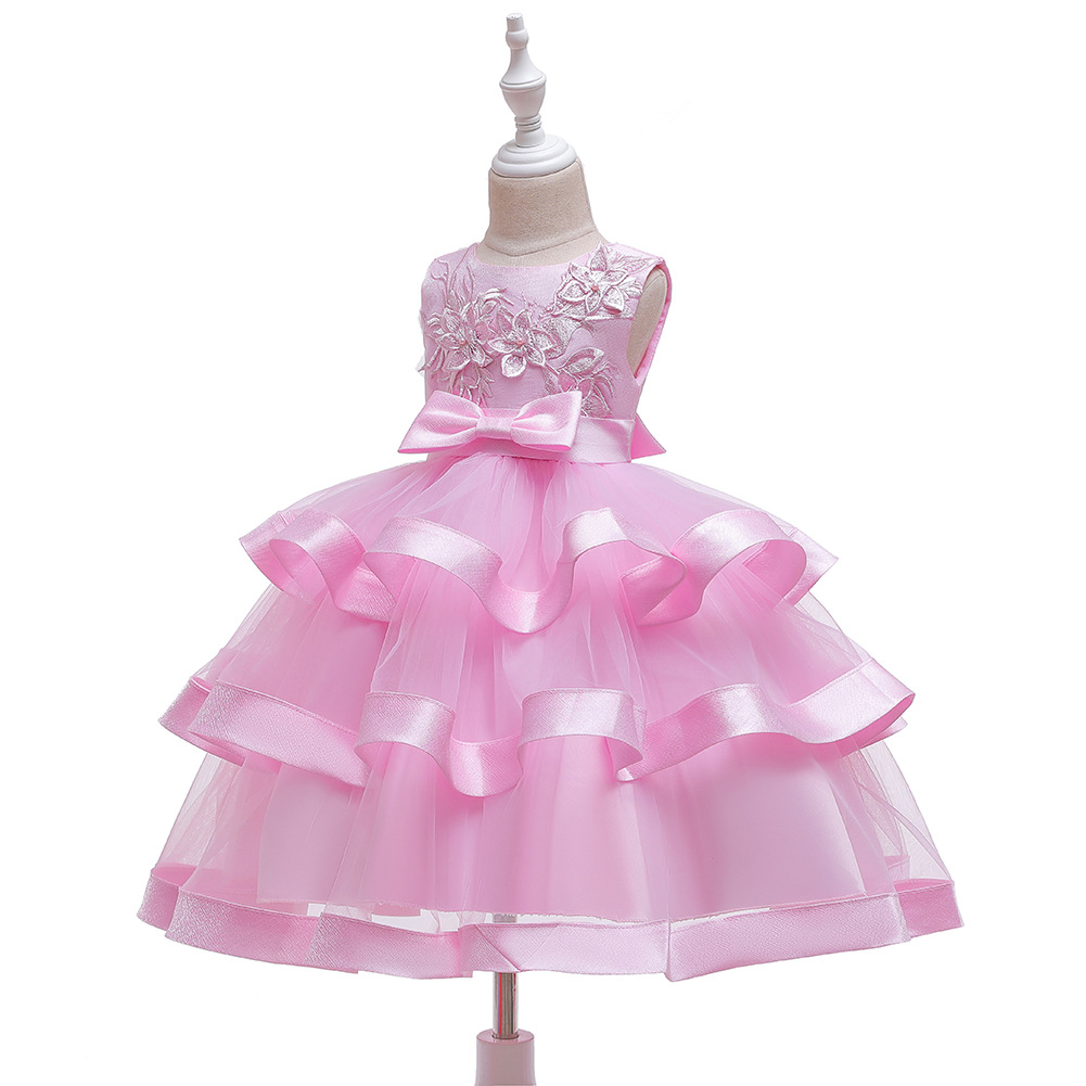 Children's Dress Pettiskirt Girls Princess Skirt Dress Autumn Children Dress display picture 4