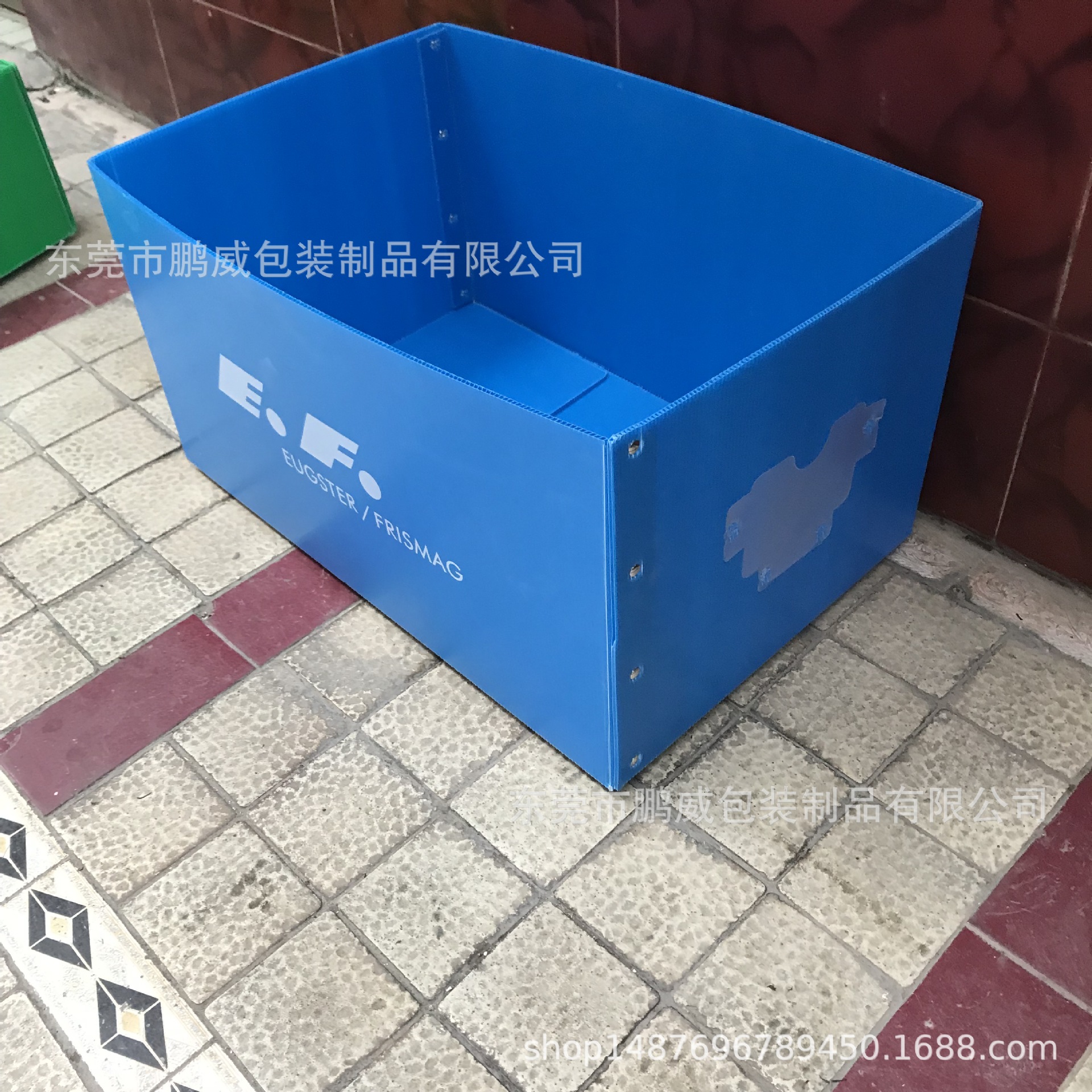 厦门PP空心板塑料纸箱 泉州加魔术贴塑料中空板箱 瓦楞板周转箱