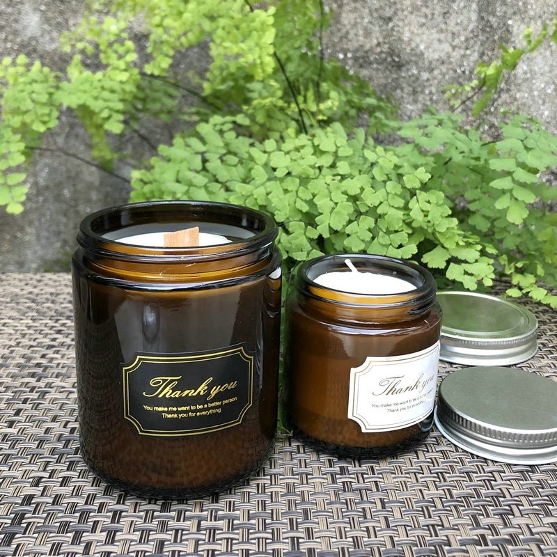 Aromatherapy Candle Cup glass With cover essential oil Vegetable wax romantic Lover Warm Fragrance therapy Hypnotize Hand wax