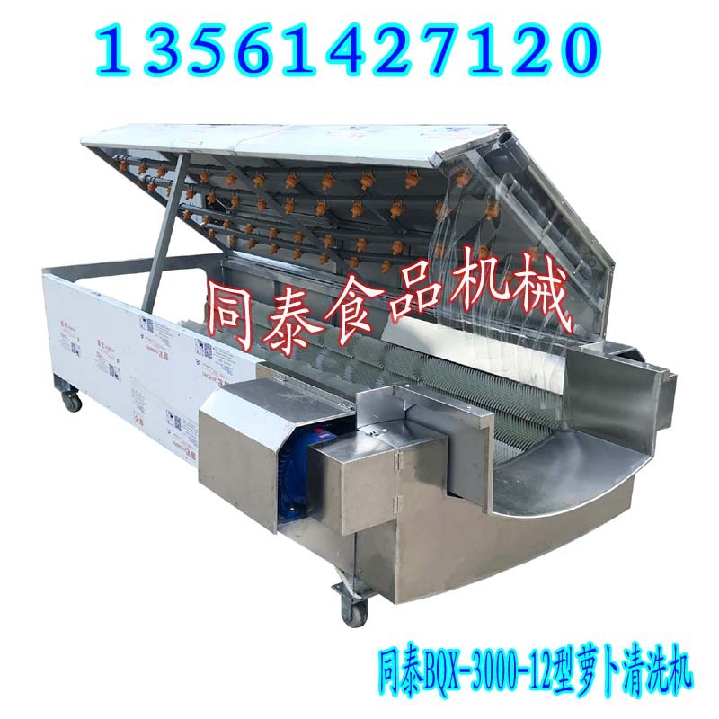 专业生产销售萝卜清洗机厂家，白萝卜清洗机，性能稳定