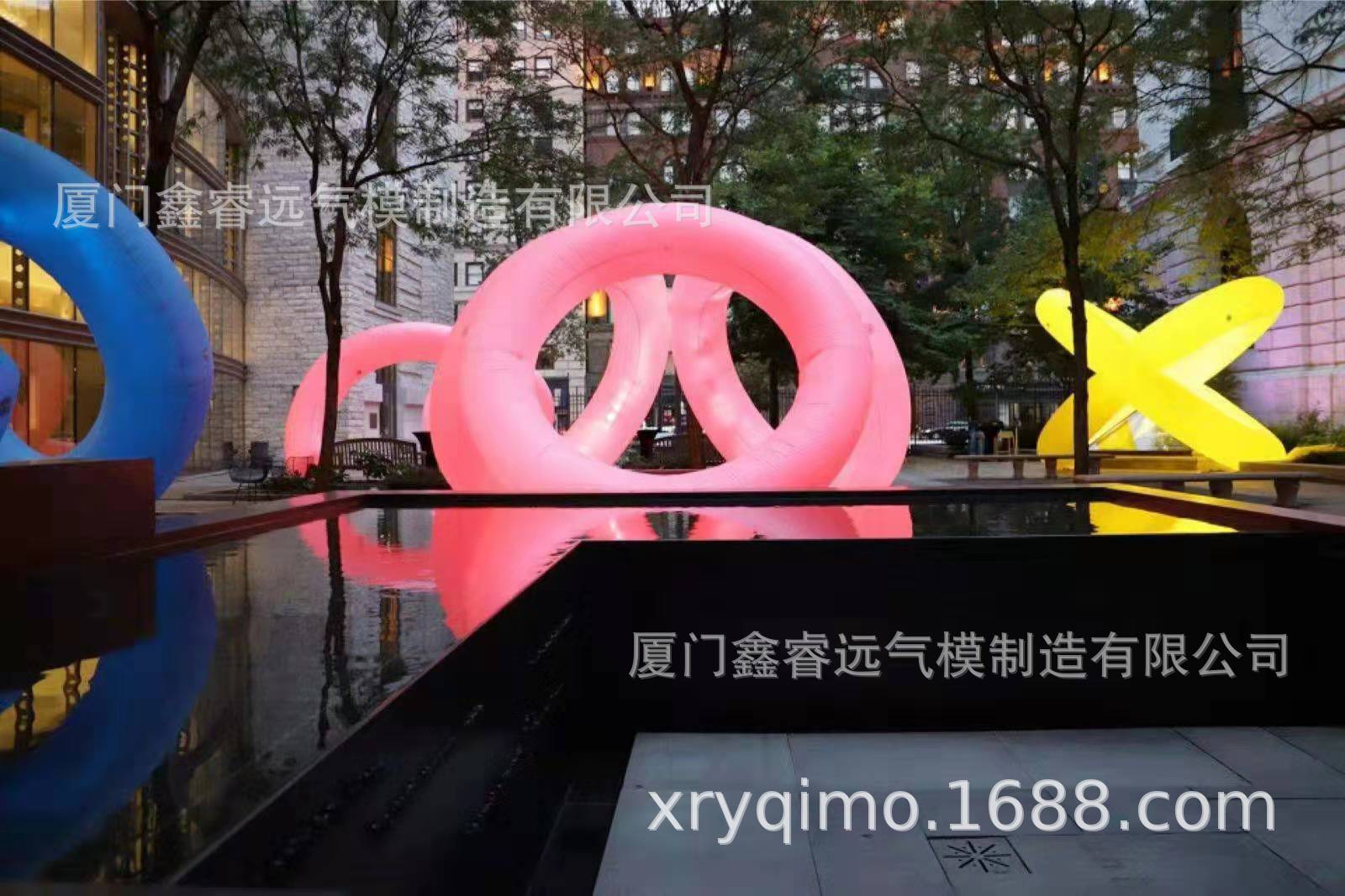 充气灯光美陈户外装饰灯光美陈气模鑫睿远气模