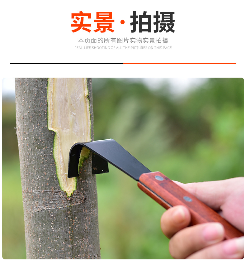 木柄多用刮树皮树皮刀/刮腐烂病的刮刀刮树刀刮树挠锰钢材质-阿里巴巴