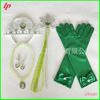 Small princess costume, clothing, fuchsia accessory, magic wand, necklace and earrings, ring, gloves, set, wholesale