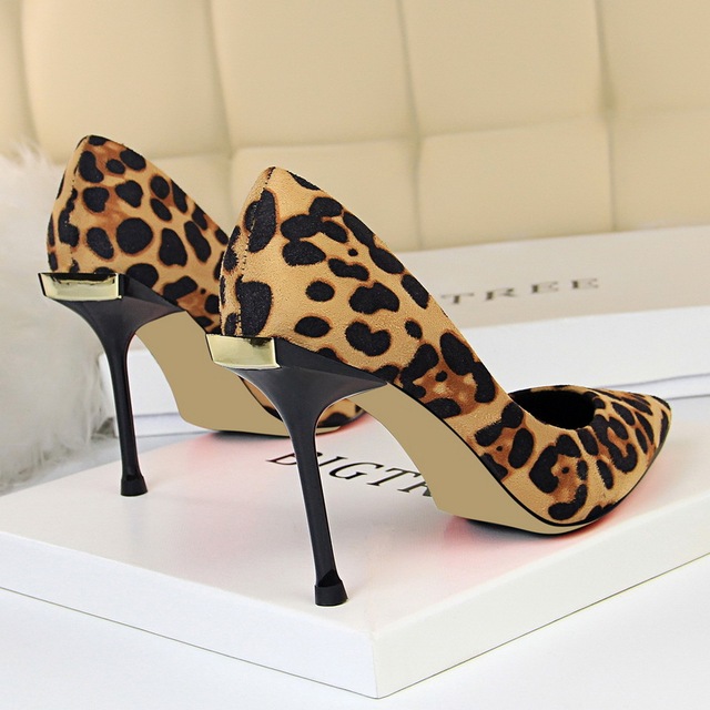 Slender women’s high-heeled shoes sexy nightclubs 