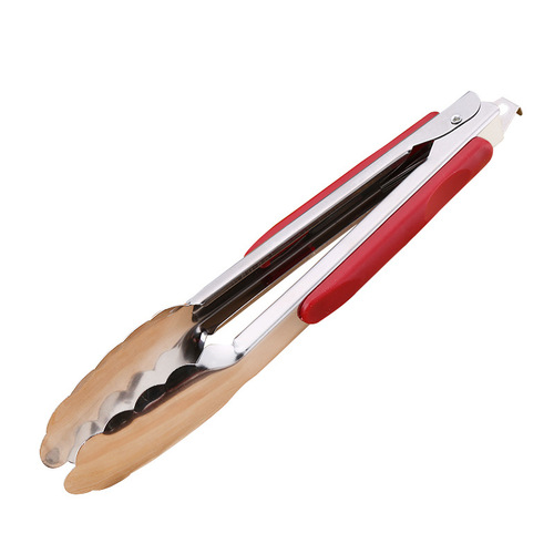 Barbeque supplies food tongs food bread tongs anti-scalding and insulated stainless steel barbecue tongs 9 inches 12 inches 14 inches