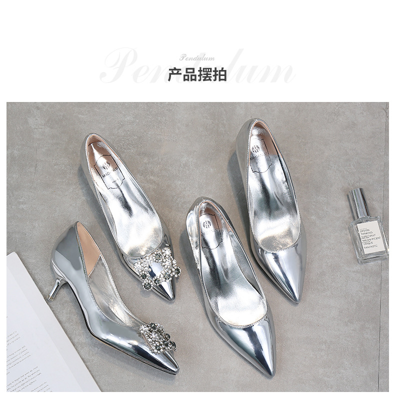 Chaussures tendances femme en Matériau métallique plaque de fer Respirant Résistant à l usure - Ref 3440151 Image 15