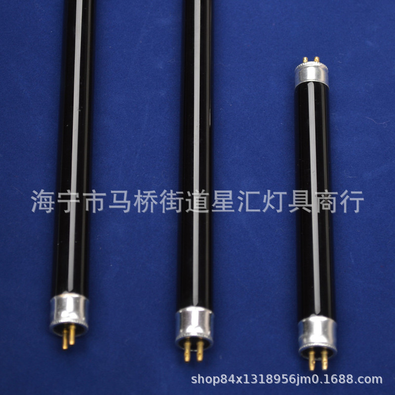 T5 Purple Light Tube 4W6W8W Uv Money Detector Black Light Tube Fluorescent Agent Detection Lamp Supporting 365NM