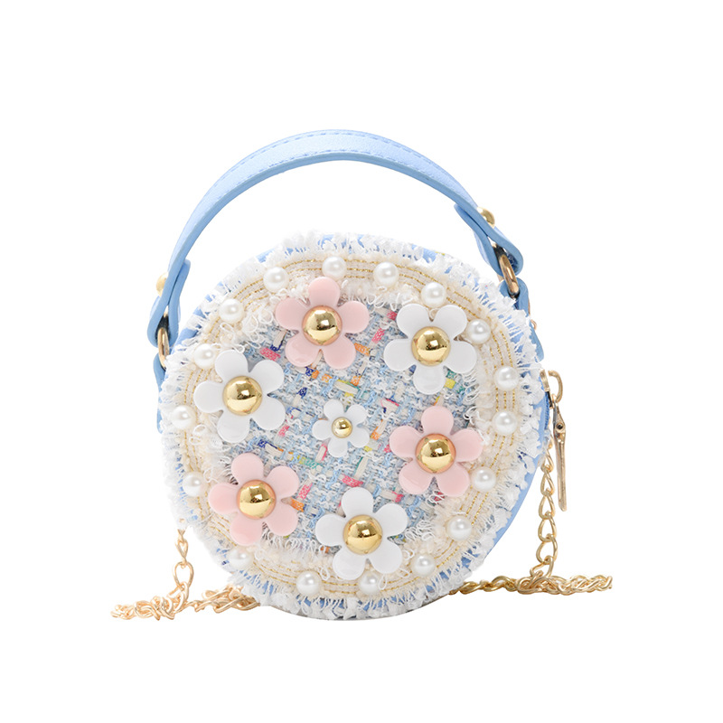 Children's Pearl Messenger Bag Shoulder Bag Small Round Bag display picture 21