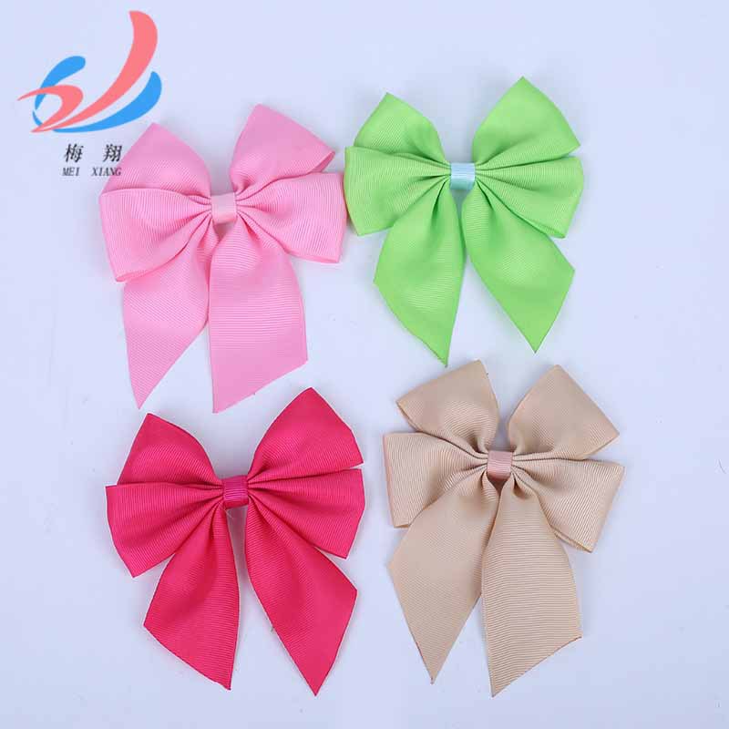 蝴蝶结服装辅料  diy涤纶丝蝴蝶结  厂家直销螺纹蝴蝶结 大红螺纹|ru