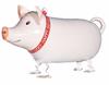 Walking pork aluminum film balloon pink walking pig loose balloon children's party party decoration decoration walking pig