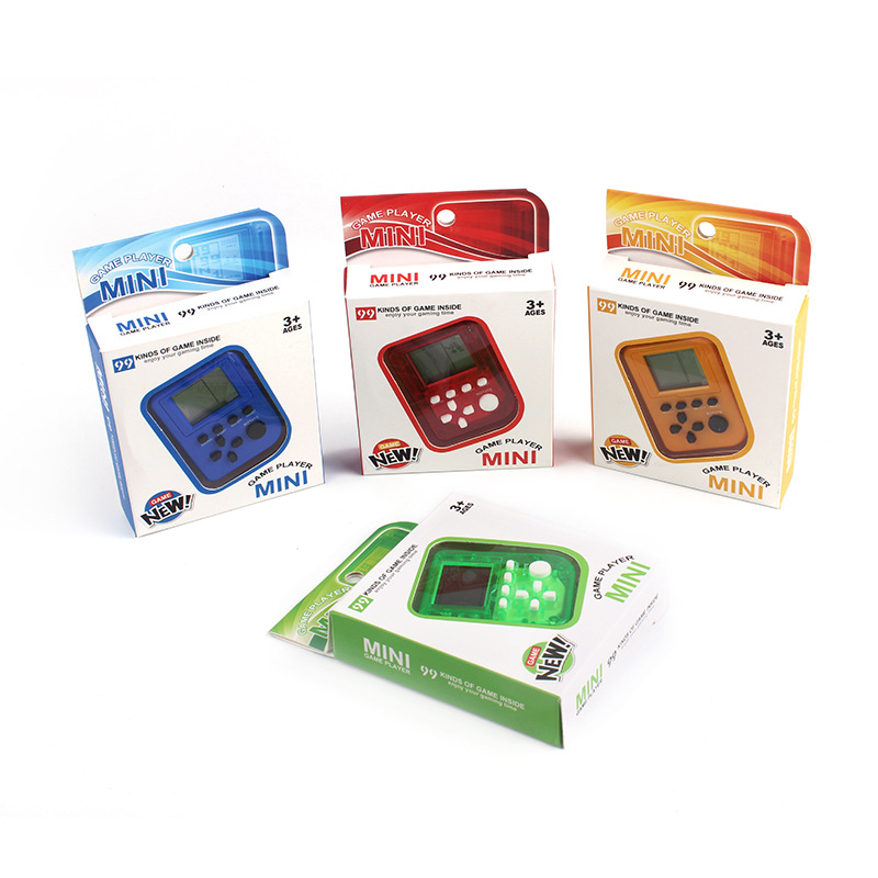 Consola portátil mini Tetris GAME BOX japonesa, juguete colgante nostálgico_voghion.com