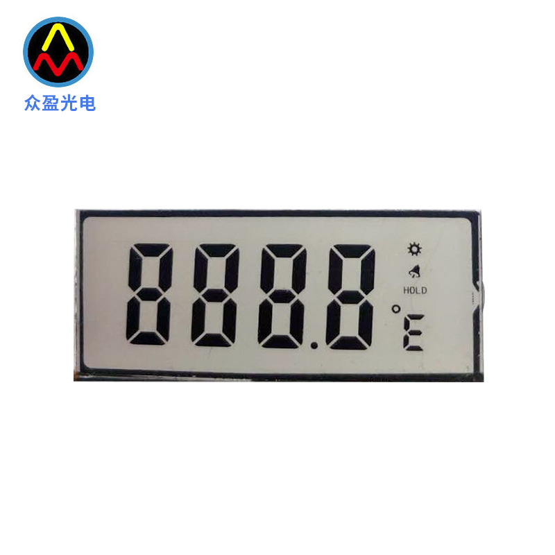 LCD液晶显示屏 lcd段码屏温度计液晶屏 段码液晶显示屏