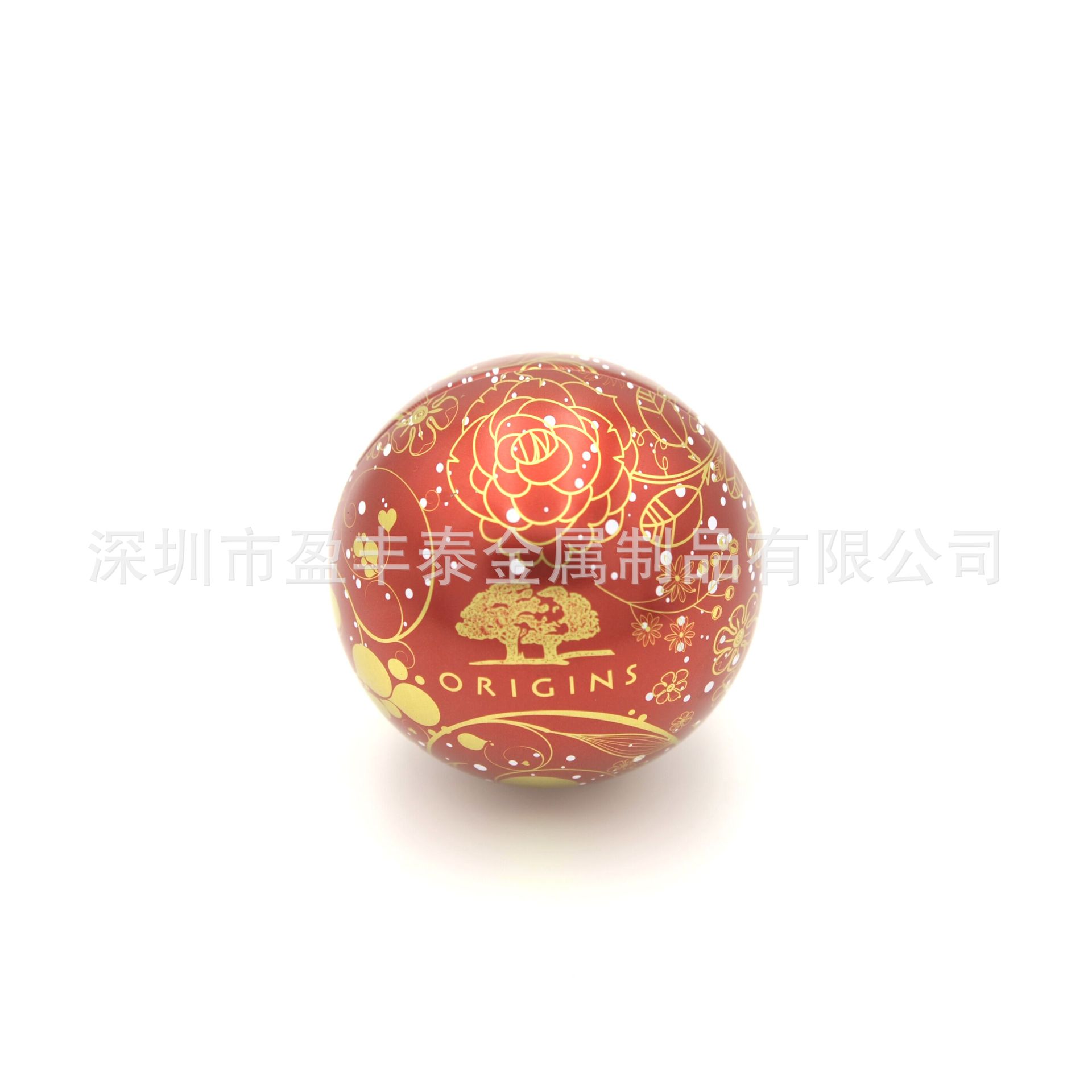 马口铁球罐直径7/8/9/11/14/15/16/18/19金属球形铁盒便携