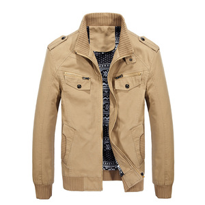 Autumn cotton men’s large casual jacket