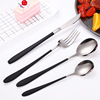 Cross -border direct selling 304 stainless steel Portuguese tableware set knife fork spoon can customize logoipo Osi dining knife