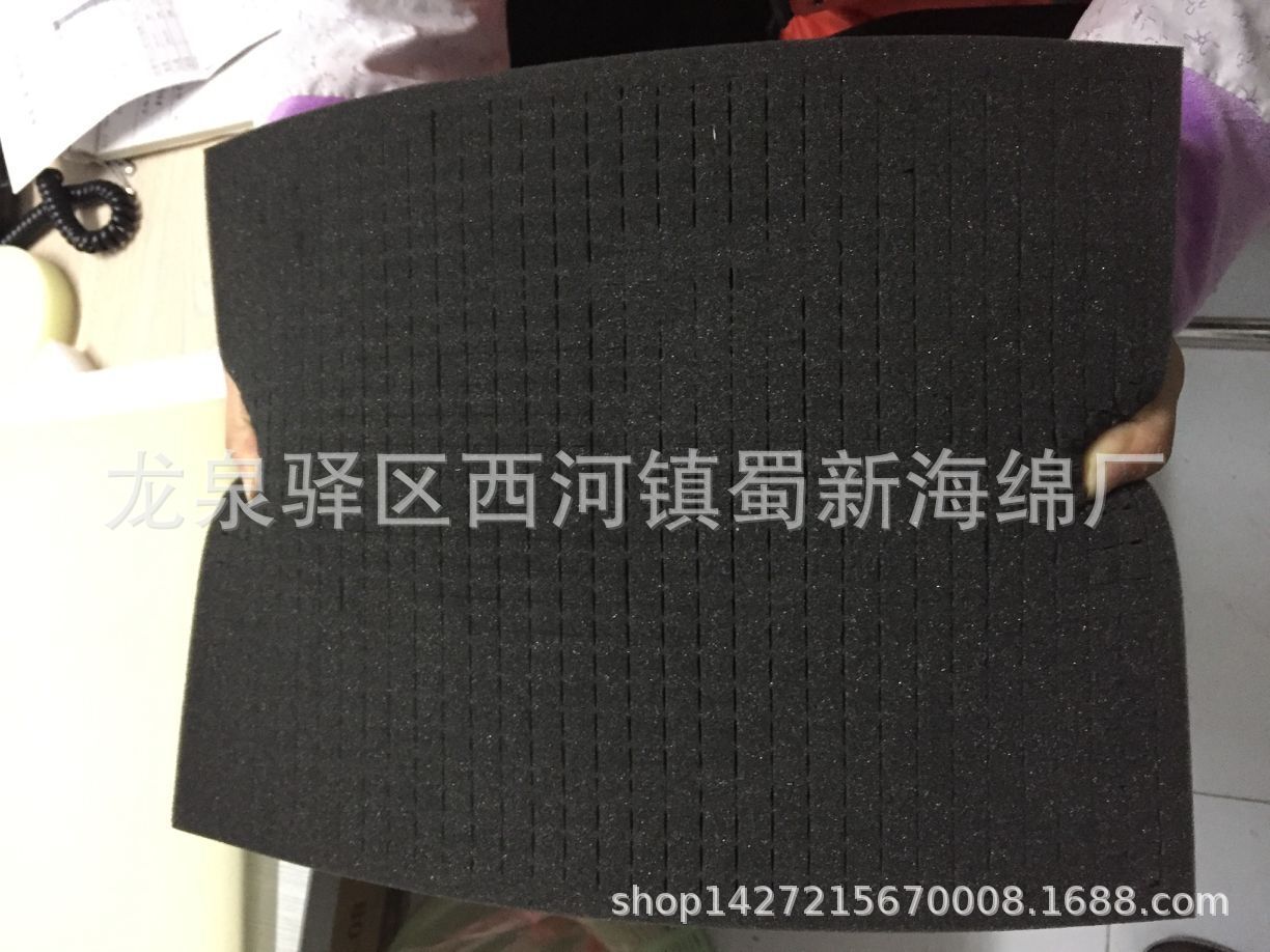 厂家直销黑色高密度40密度50密度快递防震包装海绵泡沫/成型包装