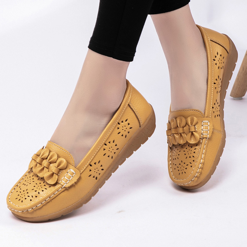 New  Shoes Comfortable Hollow Female Oxford Soles