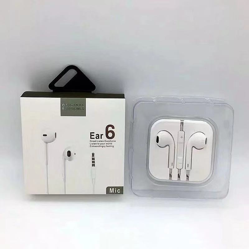 Direct sale suitable for Apple and Android mobile phones general smart wired headphones in-ear heavy bass with microphone headphones