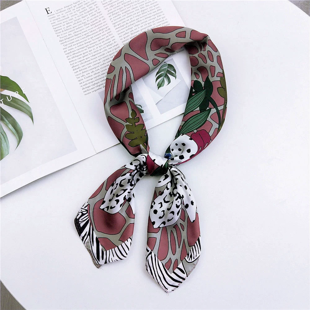 Universal demi-season scarf, thin neckerchief