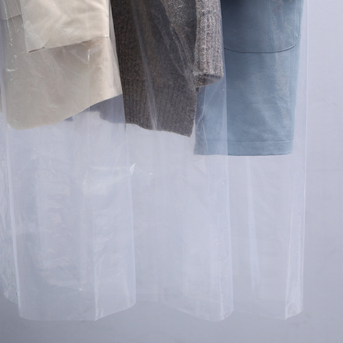 Clothes dust bag dry cleaning shop disposable clothing storage dust cover coat suit dust cover clothing hanging bag