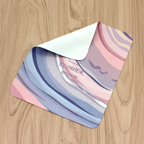 Lens Cloth Ultra-Fine Fiber Island Silk Mimic Deer Skin Fleece Heat Transfer Printed Lens Phone Screen Cleaning Cloth