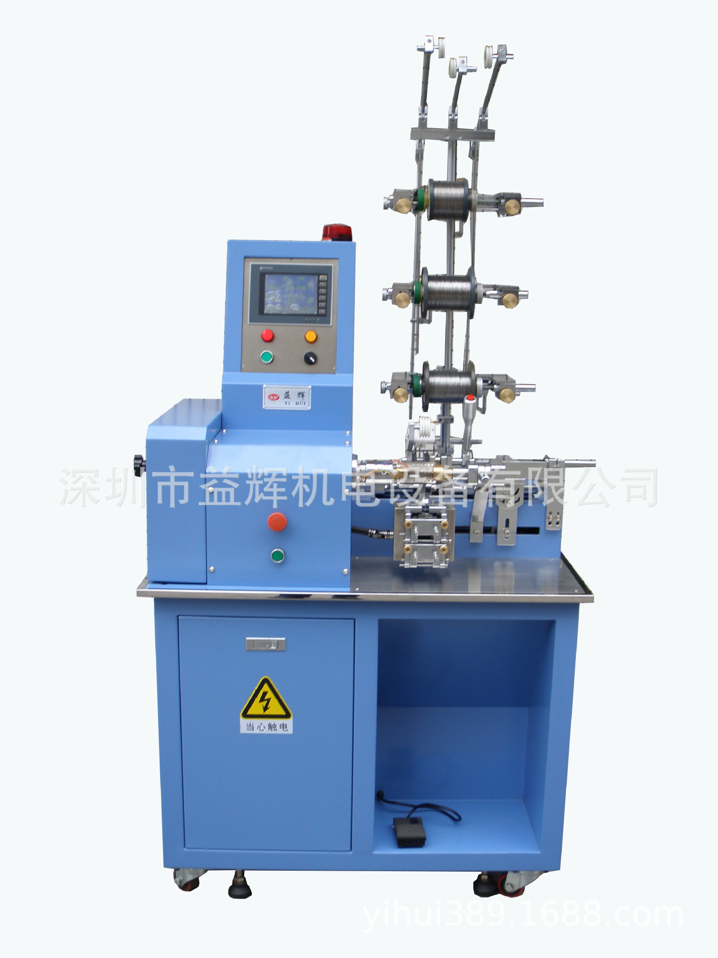 深圳益辉绕线机生产厂家云母片发热架波浪形绕线机，发热丝绕线机