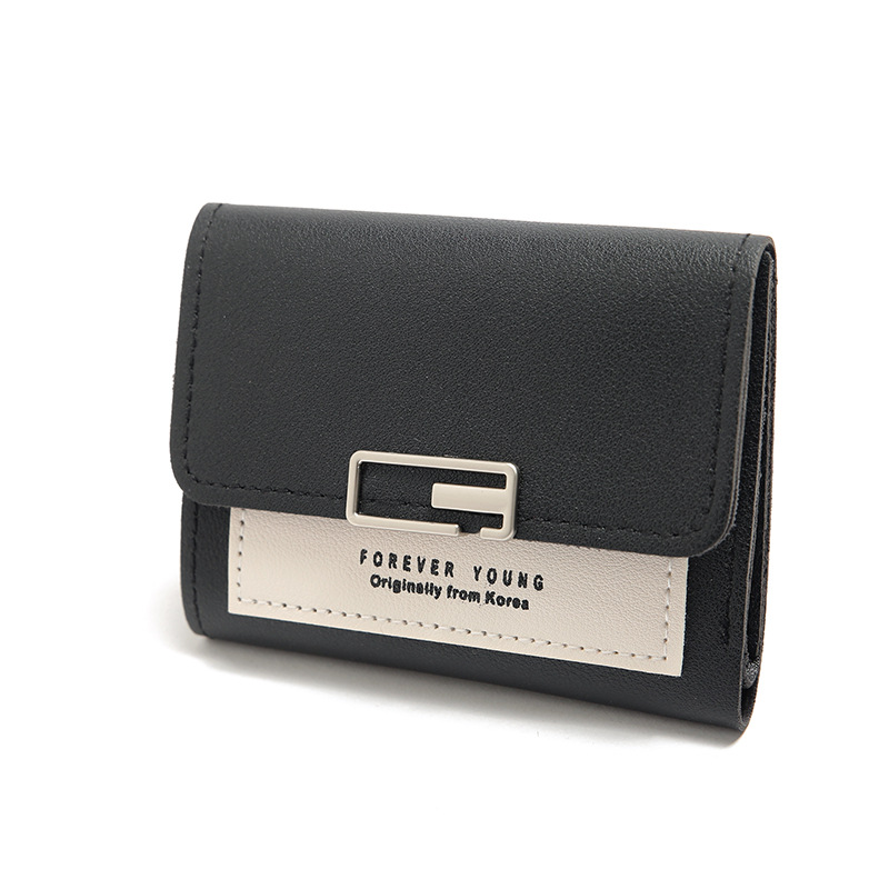 Korean Contrast Color Small Wallet display picture 9