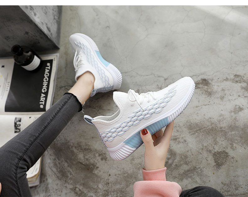 casual flat-bottomed breathable running shoes NSNL37086