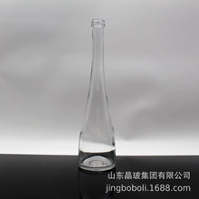 郓城玻璃酒瓶厂家供应茶油玻璃酒瓶 晶白料 375ml冰酒瓶