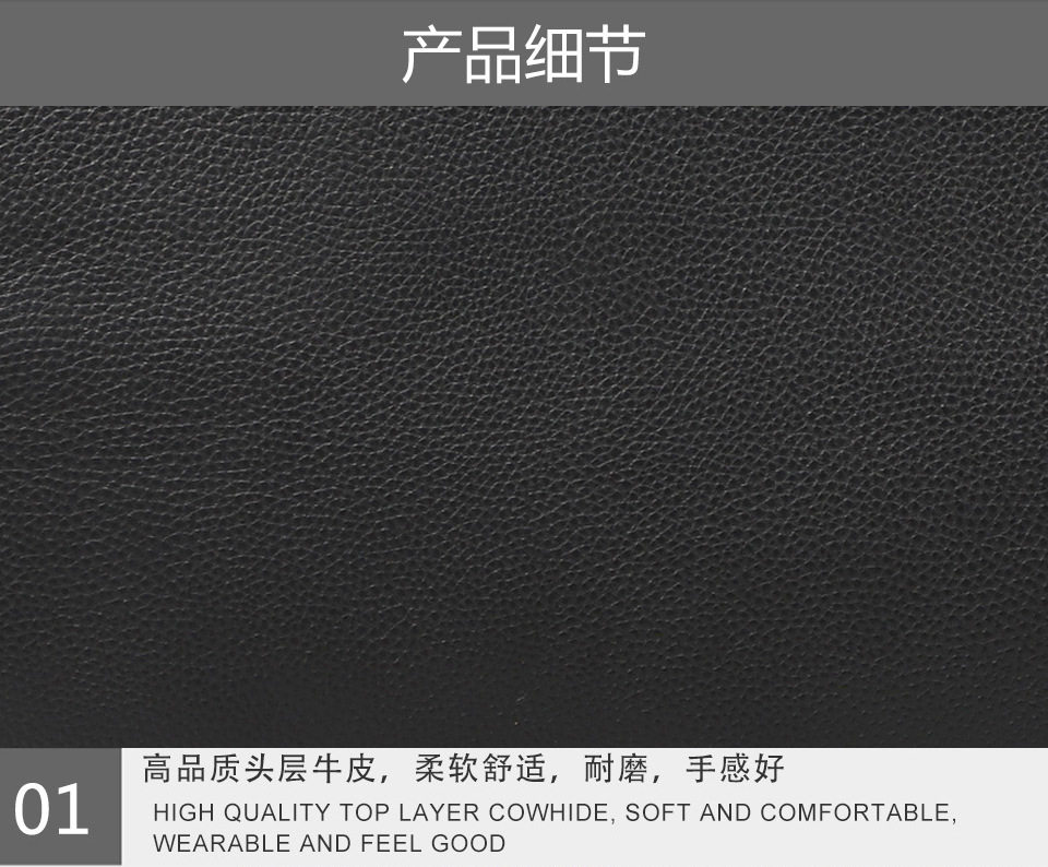 Túi công văn da bò lớp đầu dung tích lớn 38×28×8 cm, túi xách tay đeo chéo một vai cho nam, đựng được laptop 14 inch — Màu đen chi tiết 19