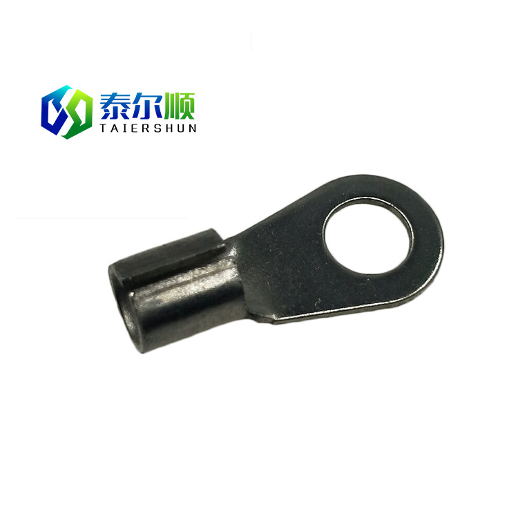 厂家O形不锈钢线耳端子304,OT2.5-10不锈钢圆形冷压接线裸端头|ms