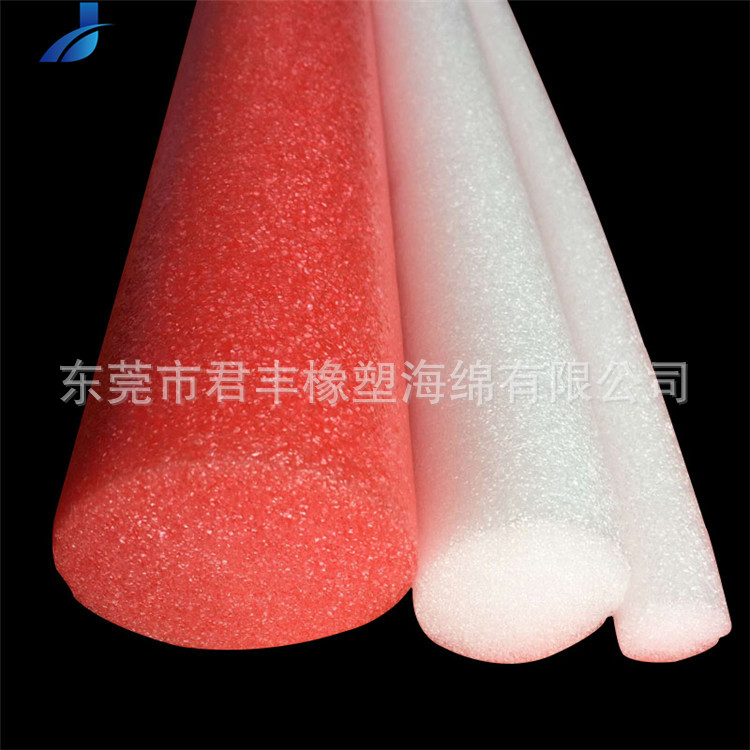 厂家供应彩色EPE烫发棒珍珠棉美发用品包装填充材料可单边开口