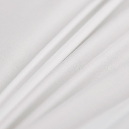 CQ001 European white bed pleated bed sheet bed skirt hotel 1.8m fitted sheet brushed solid color beauty bedspread